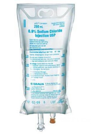 Sodium Chloride, Preservative Free 0.9% IV Solution 250 mL