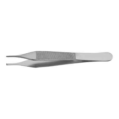 Tissue Forceps McKesson Argent™ Adson 4-3/4 Inch Length Surgical Grade Stainless Steel NonSterile NonLocking Thumb Handle Straight 1 X 2 Teeth FORCEP, ADSON TISS SG 1X2TH 4 3/4"