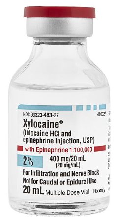 Xylocaine® with Epinephrine Lidocaine HCl / Epinephrine 2% - 1:100,000 Injection 20 mL