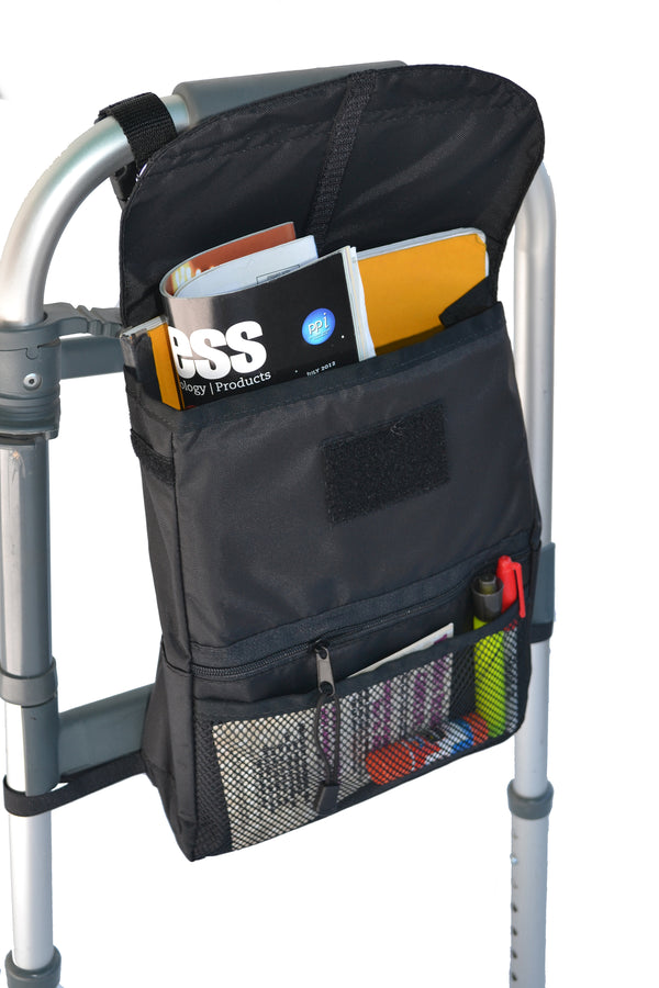 Deluxe Walker Mounted Bag for Cellphones, Pens, and any carry on Items