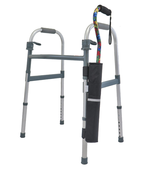 Cane Holder for Walkers - Mount to any aluminum frame 